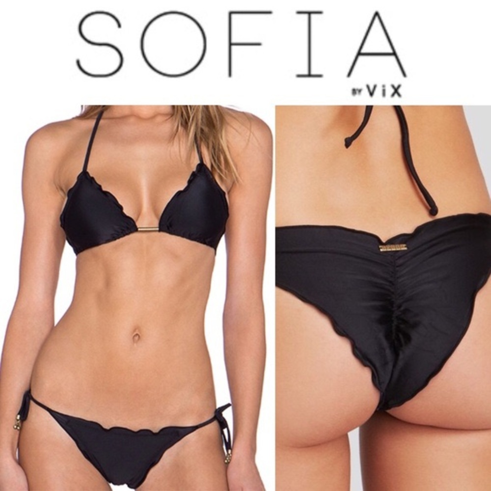 Sofia by Vix Black Swim Bottom